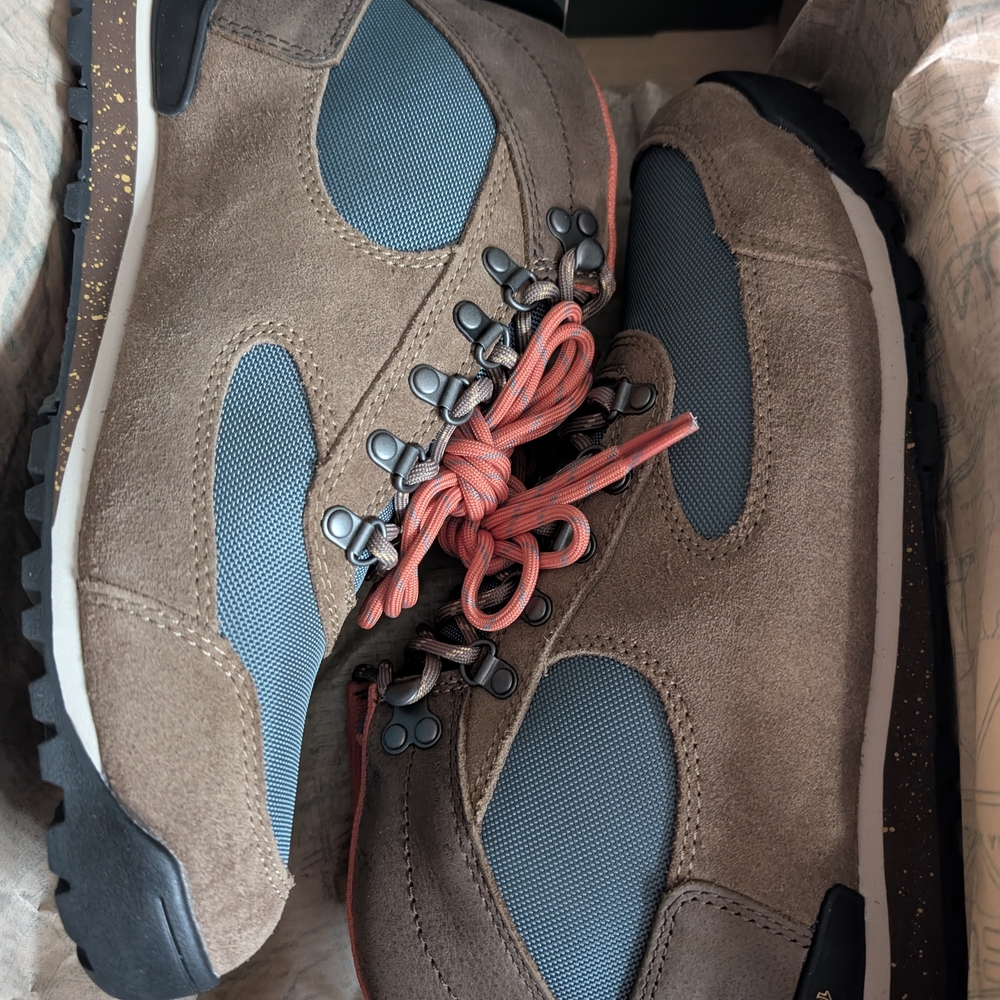 Men's Hiking Shoes - Brown and Blue
